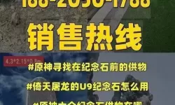 倚天屠龙记u9纪念石