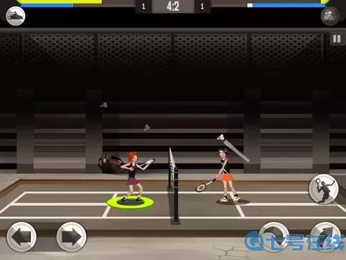 羽毛球高高手游戏怎么扣球