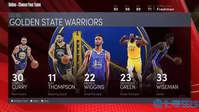 NBA2k21能玩17年勇士队吗