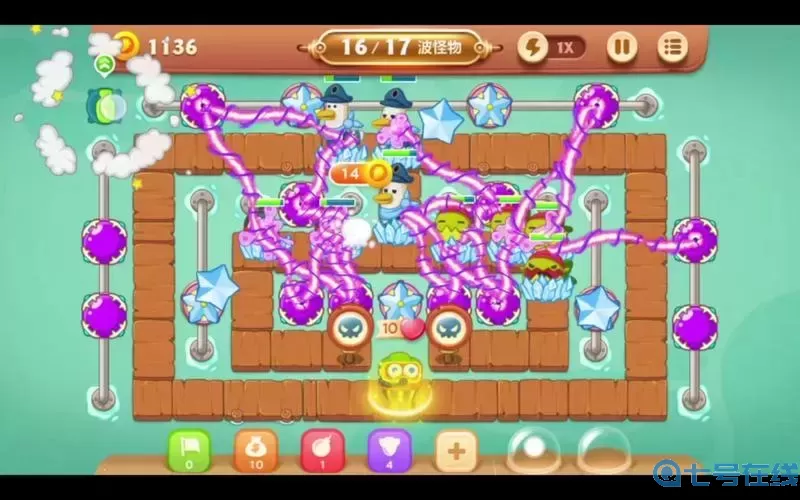 保卫萝卜3第32关攻略