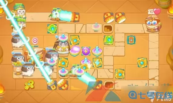 保卫萝卜3法老30关攻略图