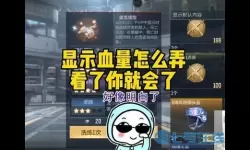 cf手游怎么看到血条