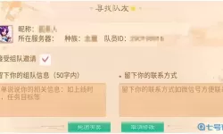 大话手游抱团码