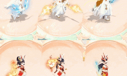 大话手游神兵发光样子