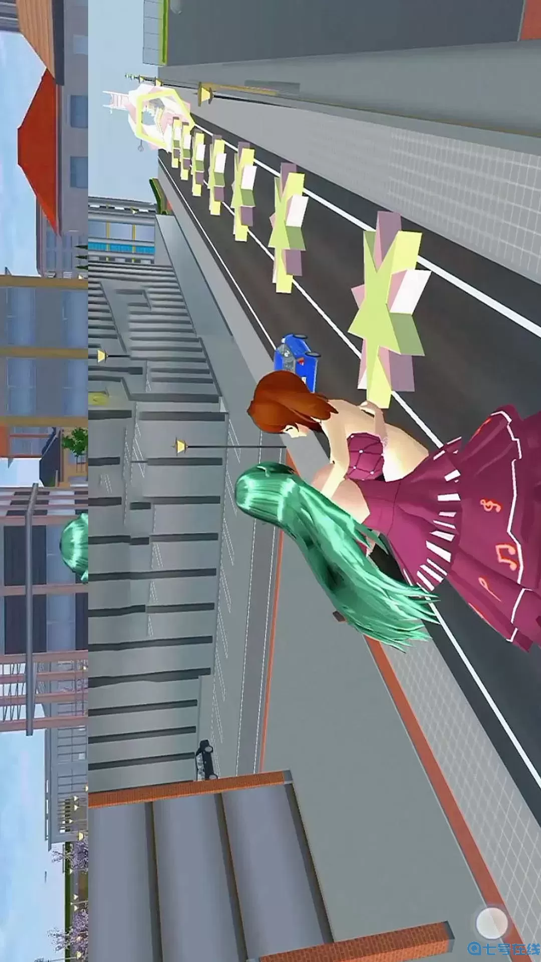 樱花校园粉色少女手机游戏