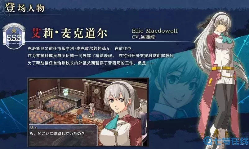 英雄传说碧之轨迹角色介绍