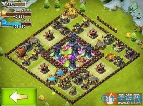 城堡争霸23本的阵型