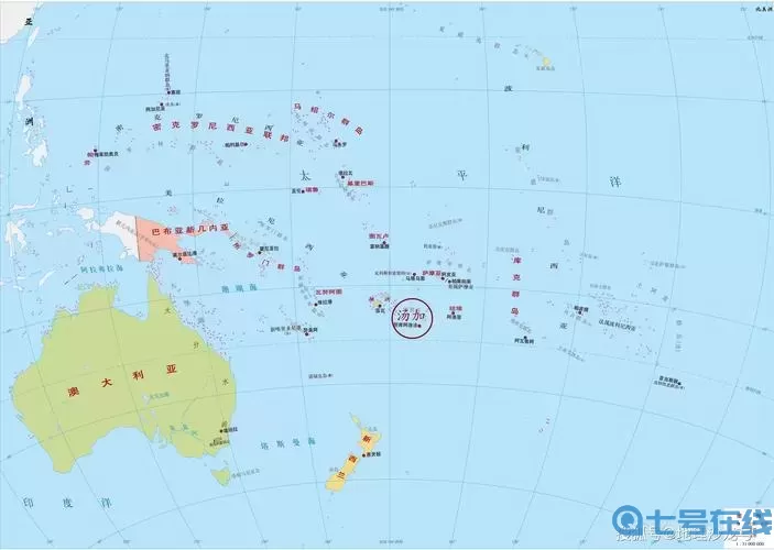 与中国建交的南太平洋岛国
