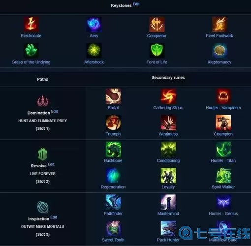 英雄联盟辅助一般什么符文