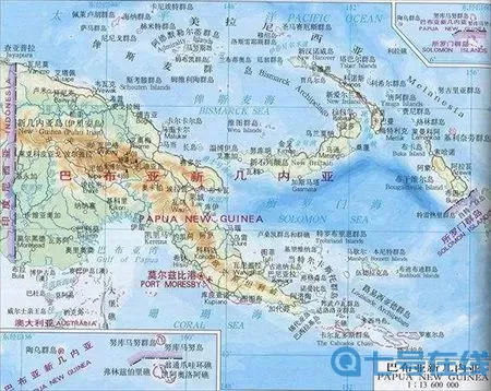 太平洋岛屿地图